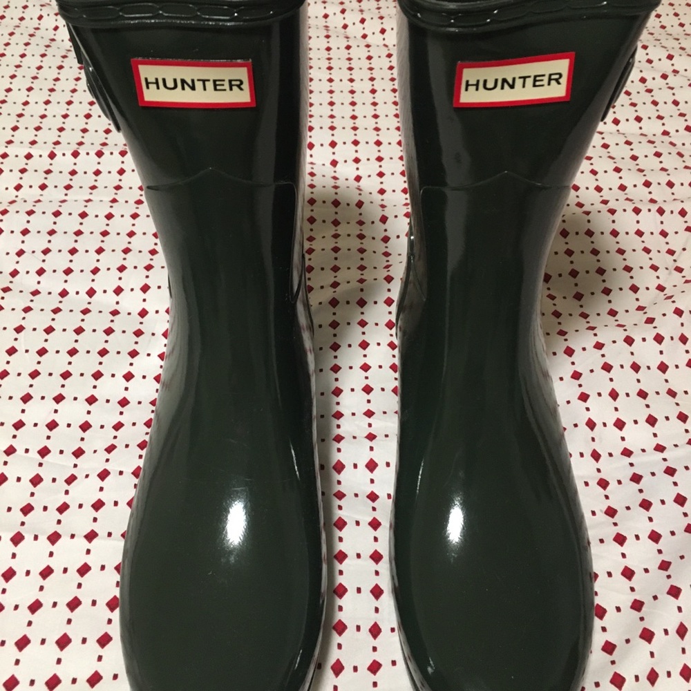 Hunter Original Refined Short Gloss Dark Olive